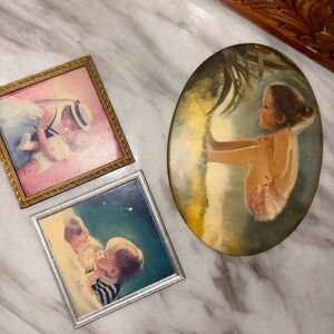 Vintage Child Portrait Art Set